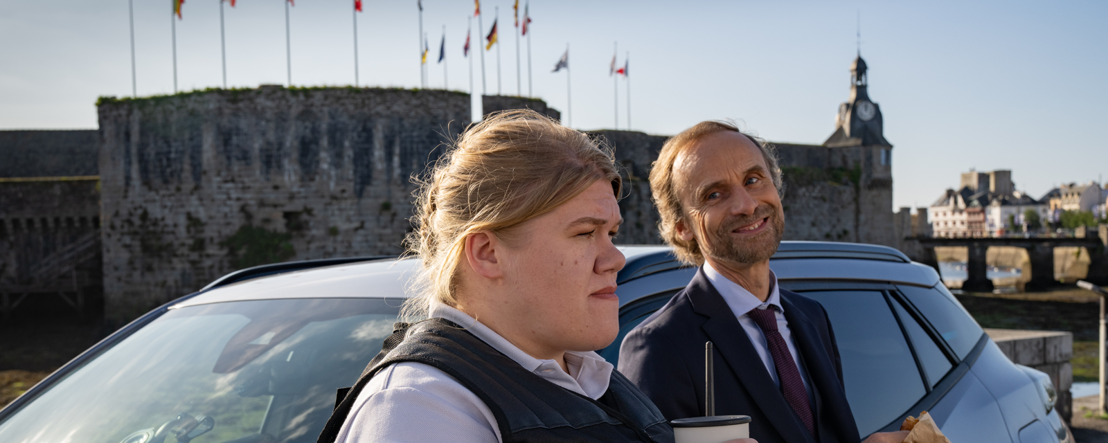 tournage telefilm Commissaire Dupin à Concarneau - Ville Close - Finistère sud, Bretagne