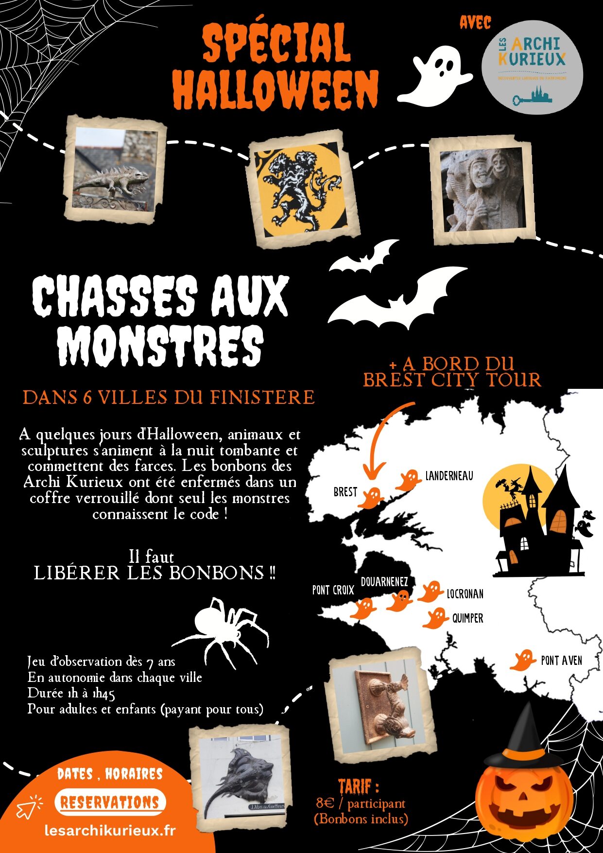 Chasse aux monstres Du 21 au 31 oct 2024